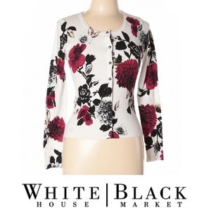 Floral Cardigan White House Black Market- XS